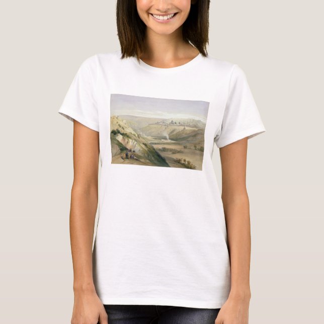 Camiseta Jerusalem, April 5th 1839, plate 18 from Volume I (Anverso)
