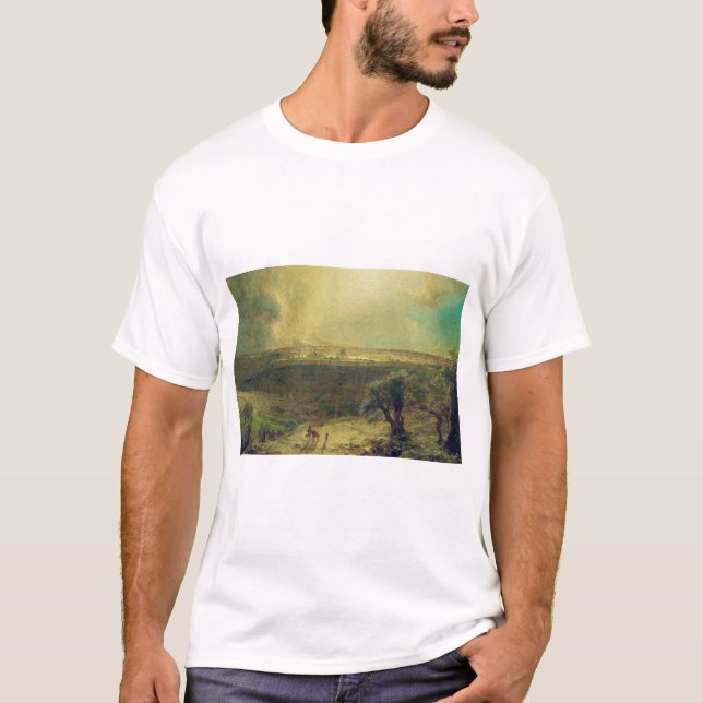 Camiseta Jerusalén desde el Monte de los Olivos (Anverso)