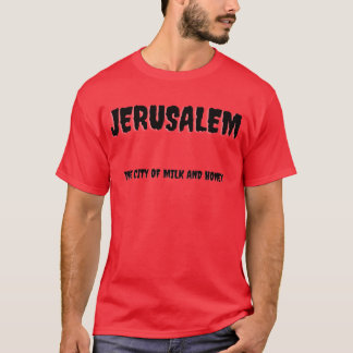 Camiseta Jerusalén la Ciudad de la Leche y la Miel chico