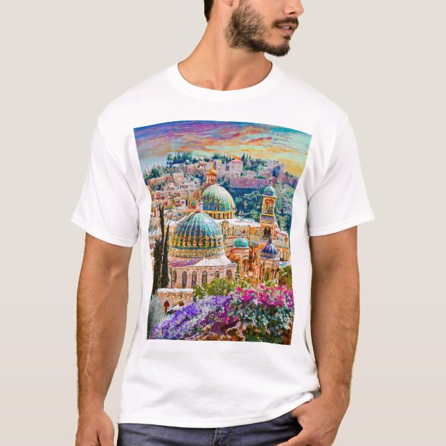 Camiseta Jerusalén, la ciudad más asombrosa del mundo (Anverso)