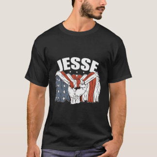 Camiseta Jesse Birthday Patriotic First Name Personalized U