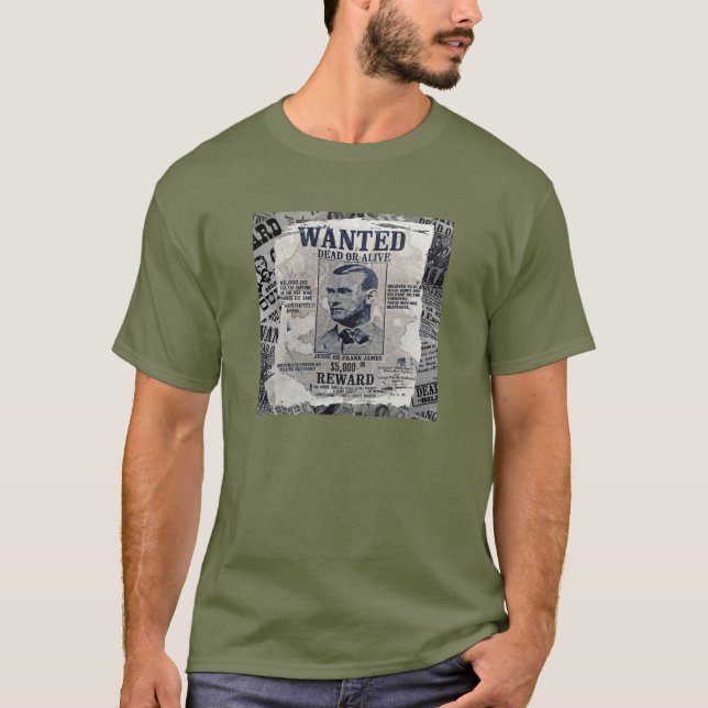 Camiseta Jesse James quiso el poster (Anverso)