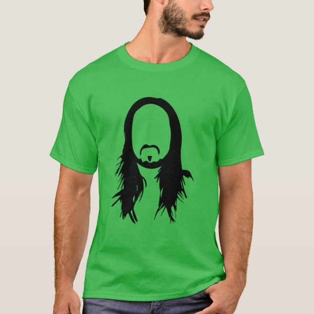 Camiseta Jesse Pinkman cabello largo Steve Aoki retro (Anverso)