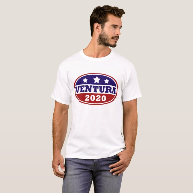 CAMISETA JESSE VENTURA PARA PRESIDENTE 2020 (Anverso completo)