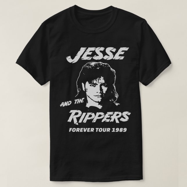 Camiseta Jesse y The Rippers son 90 divertidos (Diseño del anverso)