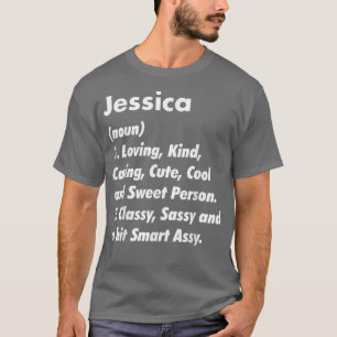 Camiseta Jessica Definición Personalizada Graciosa Cumpleañ