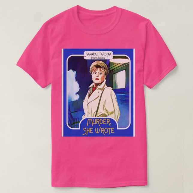 Camiseta Jessica Fletcher Trading d Murder Escribió Fan Ar (Diseño del anverso)