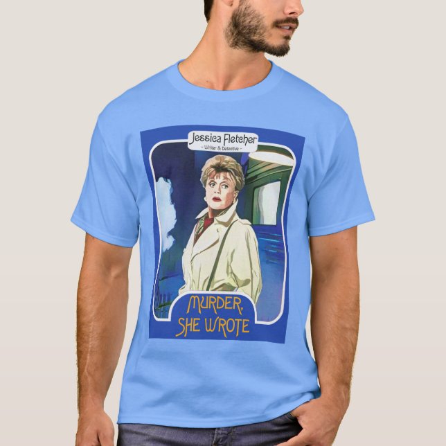 Camiseta Jessica Fletcherrading Card Murder She Wrote Fan A (Anverso)