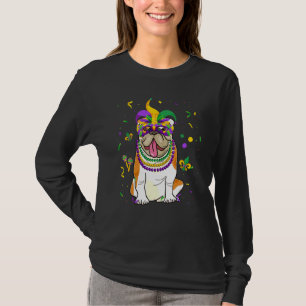 Camiseta Jester Beads Máscara Inglés Propietario de perro B