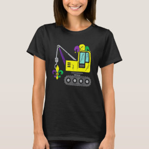 Camiseta Jester Crane Cute Mardi Gras Niños Niños Pequeños