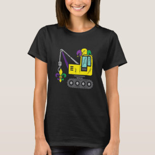 Camiseta Jester Crane Mardi Gras Cute Niños Pequeños
