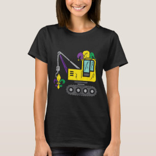 Camiseta Jester Crane Mardi Gras Cute Niños Pequeños