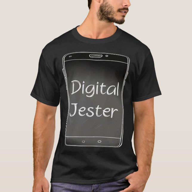 Camiseta Jester Digital Influencer de Redes Sociales Teclad (Anverso)