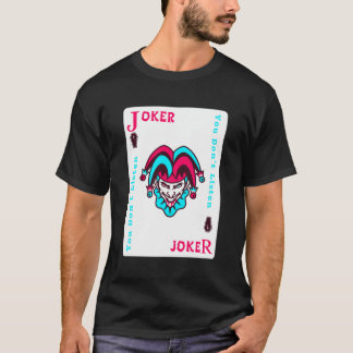 Camiseta Jester estético de cartas de juego de bromista
