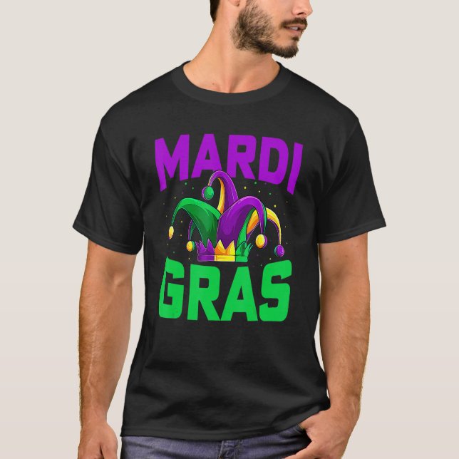 Camiseta Jester Hat Carnival Mardi Gras Party Men Women 1 (Anverso)