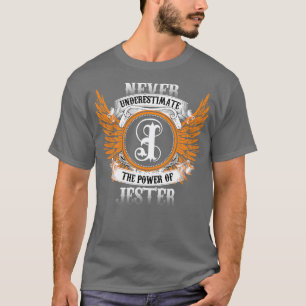 Camiseta Jester Name Shirt Nunca Subestima El Poder De
