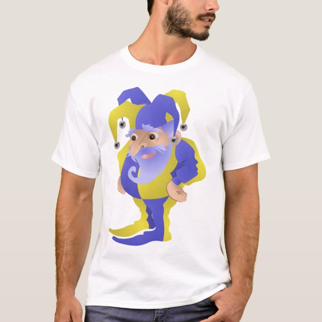 Camiseta Jester Púrpura Y Verde (Anverso)