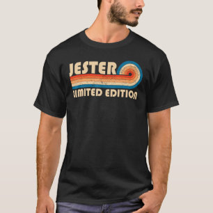Camiseta JESTER Surname Retro Vintage 80 s 90 Birthday Reun