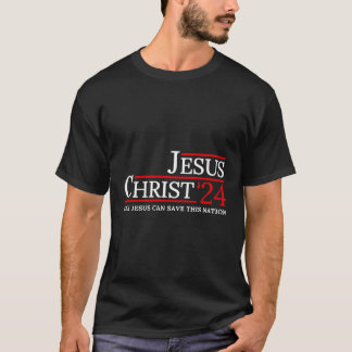 Camiseta Jesucristo 2024 Sólo Jesús Puede Salvar A Esta Nac