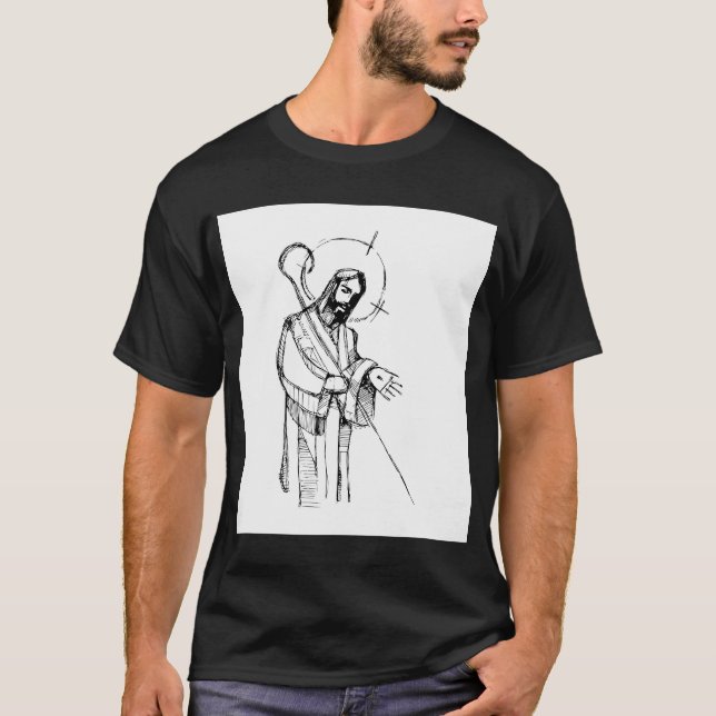 Camiseta Jesucristo Buen Pastor (Anverso)