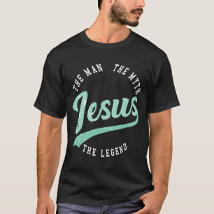 Camiseta Jesucristo Calligrafía Cristiana Fe En Dios Re