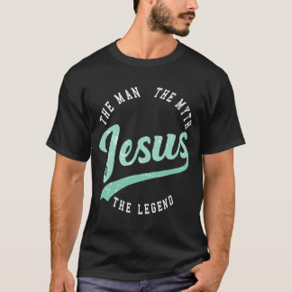 Camiseta Jesucristo Calligrafía Cristiana Fe En Dios Re