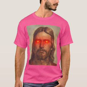 Camiseta Jesucristo con ojos rojos