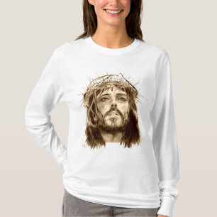 Camiseta Jesucristo con una corona de ánimos