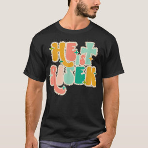 Camiseta Jesucristo cruza Él es cristiano naciente Jesús am