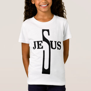 Camiseta Jesucristo cruza la fe cristiana en Dios los hombr