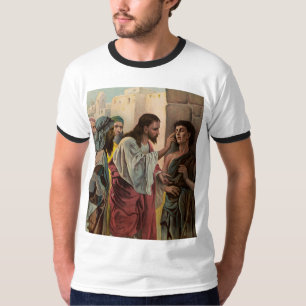 Camiseta Jesucristo curando al hombre ciego