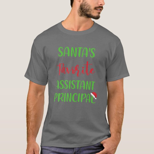 Camiseta Jesucristo de Pajama, asistente favorito de Santa  (Anverso)