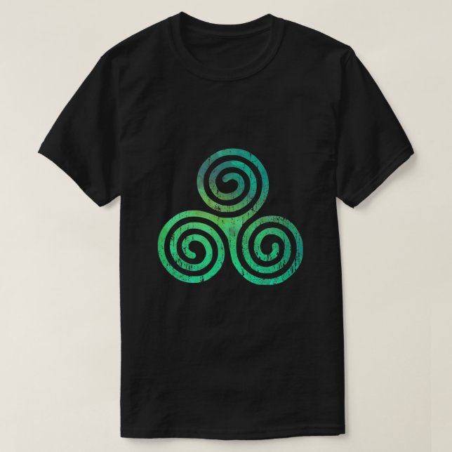 Camiseta Jesucristo del símbolo del Knot Triskelion (Diseño del anverso)