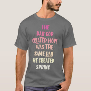 Camiseta Jesucristo Dios Primavera Cristiana