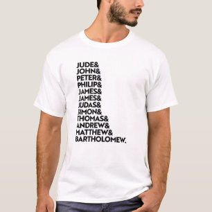 Camiseta Jesucristo discípulos Biblia Verse Regalos Cristi