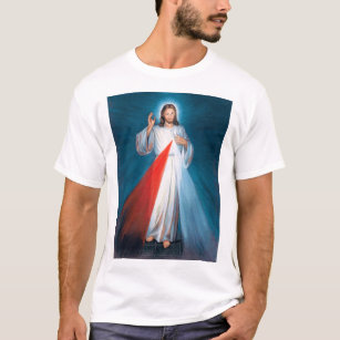 Camiseta Jesucristo Divina Misericordia Sagrado Corazón de 