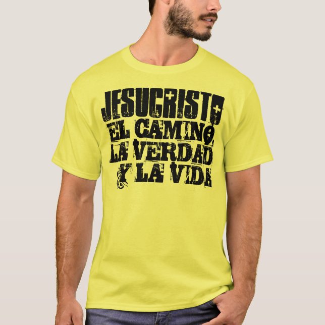 Camiseta jesucristo el camino (Anverso)