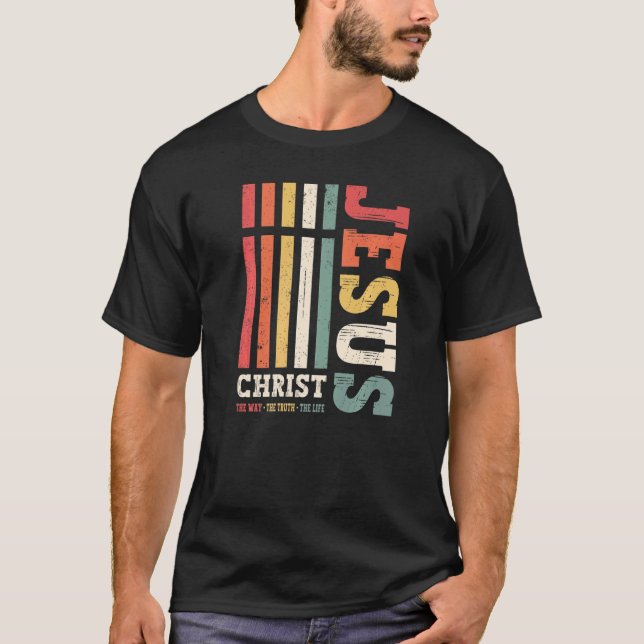 Camiseta Jesucristo El Camino De La Verdad La Vida De Crist (Anverso)