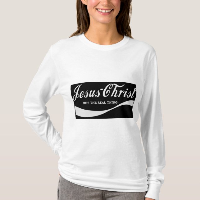 Camiseta Jesucristo él es lo real (Anverso)