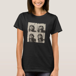Camiseta Jesucristo en el estilo de máquina de fotos vintag
