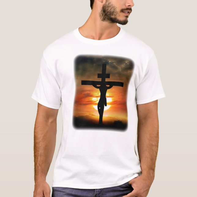 Camiseta Jesucristo en la cruz (Anverso)