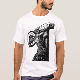 Camiseta Jesucristo en la religión cristiana cruzada