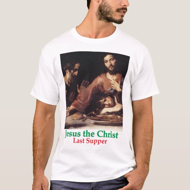 Camiseta Jesucristo en la última cena (Anverso)