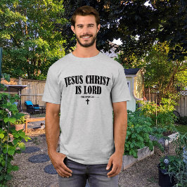 Camiseta Jesucristo es el Señor Cristiano