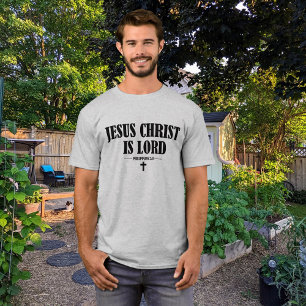 Camiseta Jesucristo es el Señor Cristiano