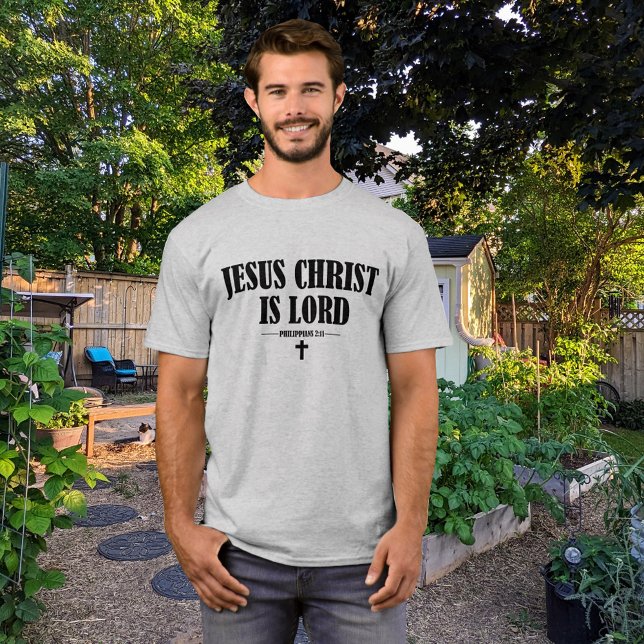 Camiseta Jesucristo es el Señor Cristiano (Subido por el creador)