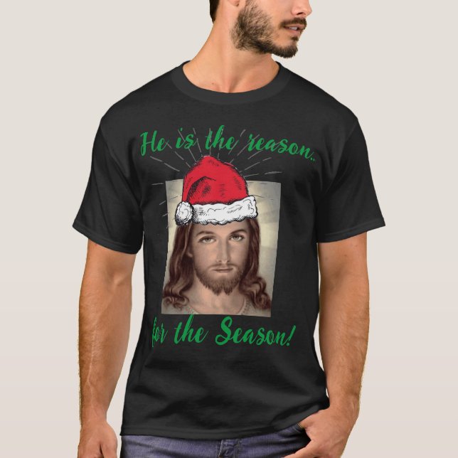 Camiseta Jesucristo es la razón de la temporada (Anverso)