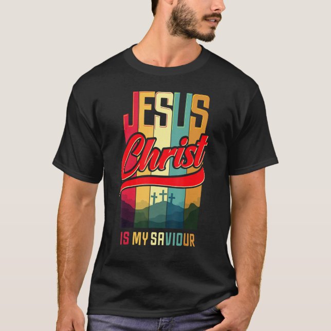 Camiseta Jesucristo Es Mi Salvador Para Las Mujeres Cristia (Anverso)