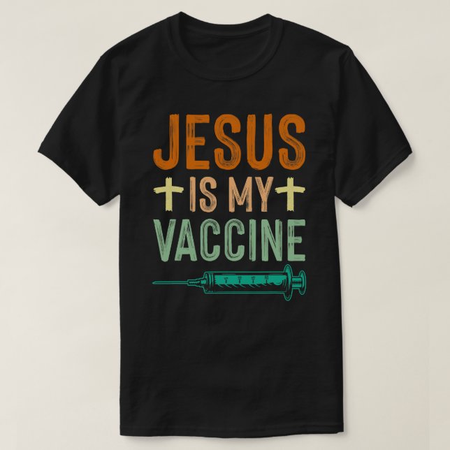 Camiseta Jesucristo Jesucristo es mi vacuna Christi (Diseño del anverso)