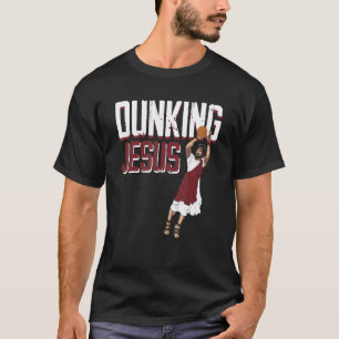 Camiseta Jesucristo jugando básquetbol 1